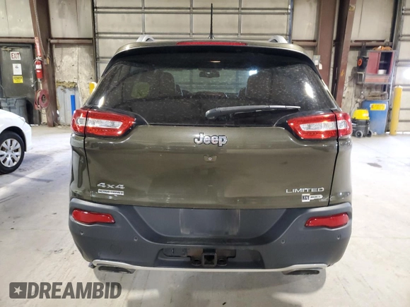 2015 Jeep Cherokee Limited with VIN 1C4PJMDS7FW563311, listed as a Copart auction lot 55268115 with 154,985 mi miles and Clean Title. Bid and sale history available at carsss.com. Image 6.