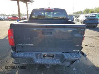 2022 Chevrolet Colorado 4WD Z71 with VIN 1GCGTDENXN1273532, listed as a Copart auction lot 57910055 with 36,223 mi miles and Salvage title. Bid and sale history available at DreamBid. Image 6.