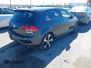 2016 Volkswagen Golf GTI SE with VIN 3VW5T7AUXGM038945, listed as a IAAI auction lot 41752353 with 125,253 mi miles. Bid and sale history available at carsss.com. Image 4.