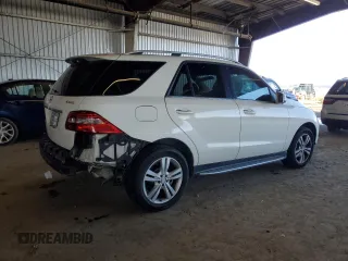 2015 Mercedes-Benz M with VIN 4JGDA5HB6FA452129, listed as a Copart auction lot 51082625 with 105,022 mi miles and Salvage Title. Bid and sale history available at carsss.com. Image 3.