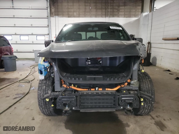 2022 Ford F-150 Lightning Pro with VIN 1FT6W1EV7NWG10033, listed as a Copart auction lot 81516533 with 11,282 mi miles and Salvage Title. Bid and sale history available at carsss.com. Image 5.