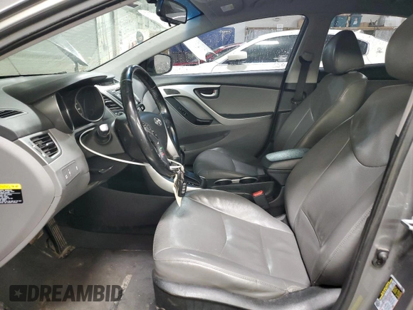 2014 Hyundai Elantra SE with VIN 5NPDH4AE4EH499262, listed as a Copart auction lot 52162805 with 116,944 mi miles and Salvage Title. Bid and sale history available at DreamBid. Image 7.