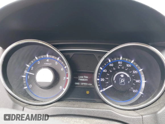2013 Hyundai Sonata GLS with VIN 5NPEB4ACXDH725856, listed as a IAAI auction lot 41894412 with 137,855 mi miles and . Bid and sale history available at carsss.com. Image 7.