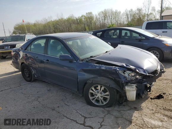 2005 Toyota Camry LE with VIN 4T1BF32K15U105357, listed as a Copart auction lot 53612715 with 166,159 mi miles and Salvage Title. Bid and sale history available at DreamBid. Image 4.