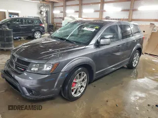 2014 Dodge Journey R/T z VIN 3C4PDCEGXET277243, wystawiony jako Copart lot #77973154 z przebiegiem 143 766 mil mil oraz Szkoda całkowita • Salvage title. Historia ofert i sprzedaży dostępna na DreamBid. Obrazek 1.