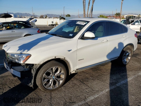 2016 BMW X4 xDrive28i with VIN 5UXXW3C59G0R21406, listed as a Copart auction lot 37815274 with 109,407 mi miles. Bid and sale history available at carsss.com. Image 1.
