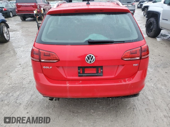 2015 Volkswagen Golf SportWagen TDI SE with VIN 3VWCA7AU3FM505246, listed as a Copart auction lot 45821964 with 98,305 mi miles. Bid and sale history available at carsss.com. Image 6.