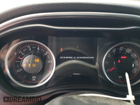 2016 Dodge Challenger SXT Plus z VIN 2C3CDZAG1GH265120, wystawiony jako Copart lot #53508855 z przebiegiem 104 268 mil mil oraz Szkoda całkowita • Salvage title. Historia ofert i sprzedaży dostępna na DreamBid. Obrazek 9.