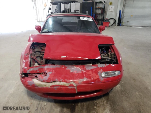 1993 Mazda MX-5 Miata with VIN JM1NA3517P0404252, listed as a Copart auction lot 50776105 with 128,958 mi miles and Clean Title. Bid and sale history available at carsss.com. Image 5.
