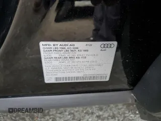 2022 Audi e-tron Sportback S line Premium Plus z VIN WA12AAGE8NB023545, wystawiony jako Copart lot #40283084 z przebiegiem 19 680 mil mil oraz . Historia ofert i sprzedaży dostępna na DreamBid. Obrazek 13.