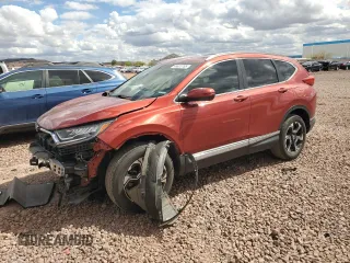 2018 Honda CR-V Touring with VIN 2HKRW2H9XJH670518, listed as a Copart auction lot 48620765 with 61,016 mi miles and Salvage Title. Bid and sale history available at carsss.com. Image 1.
