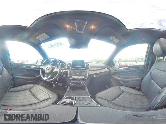2017 Mercedes-Benz GLS 450 with VIN 4JGDF6EE6HA904783, listed as a Copart auction lot 57311545 with 100,160 mi miles and Salvage title. Bid and sale history available at DreamBid. Image 14.