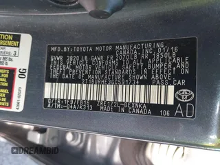 2016 Toyota Corolla L with VIN 2T1BURHE3GC591734, listed as a IAAI auction lot 42474537 with 77,225 mi miles and . Bid and sale history available at DreamBid. Image 9.