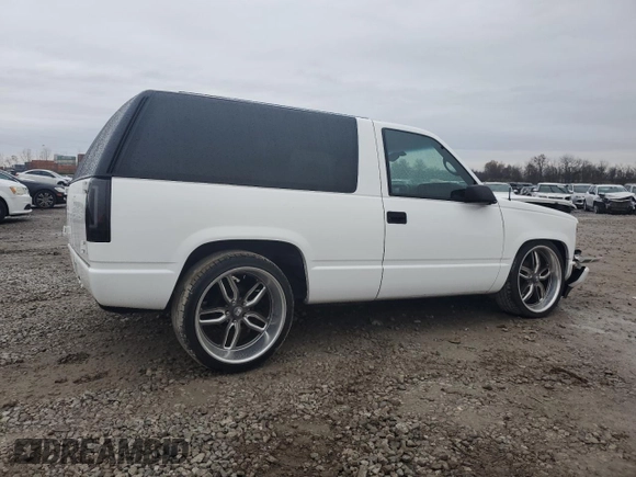 1997 GMC Yukon with VIN 3GKEC18R0VG523581, listed as a Copart auction lot 79601454 with 184,548 mi miles and Salvage Title. Bid and sale history available at carsss.com. Image 3.