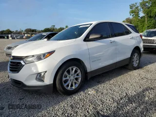 2018 Chevrolet Equinox LS with VIN 2GNAXHEV7J6281927, listed as a Copart auction lot 51520005 with 107,578 mi miles and Salvage Title. Bid and sale history available at DreamBid. Image 1.