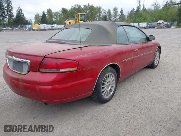 2004 Chrysler Sebring LX with VIN 1C3EL45X74N257888, listed as a IAAI auction lot 42136467 with 116,804 mi miles and . Bid and sale history available at DreamBid. Image 4.