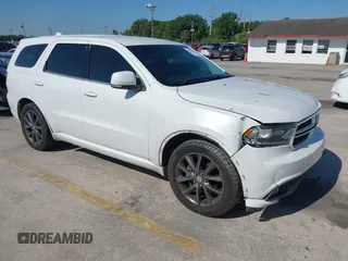 2017 Dodge Durango GT with VIN 1C4RDHDG9HC923668, listed as a IAAI auction lot 42048583 with 107,415 mi miles and . Bid and sale history available at carsss.com. Image 1.