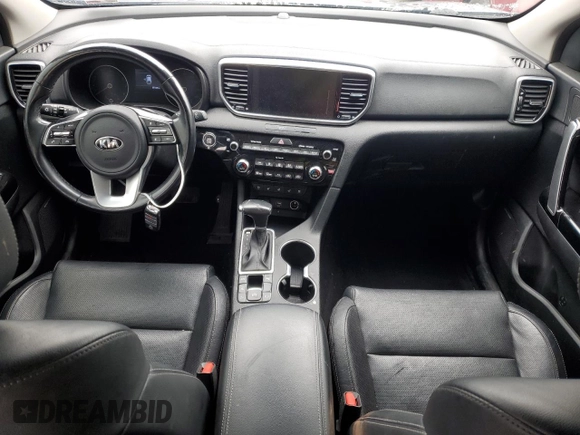2020 Kia Sportage EX with VIN KNDPNCAC4L7762592, listed as a Copart auction lot 54369225 with 95,998 mi miles and Salvage title. Bid and sale history available at DreamBid. Image 8.