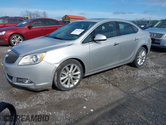 2013 Buick Verano Leather Group with VIN 1G4PS5SK4D4223995, listed as a IAAI auction lot 41451878 with 38,086 mi miles. Bid and sale history available at carsss.com. Image 2.
