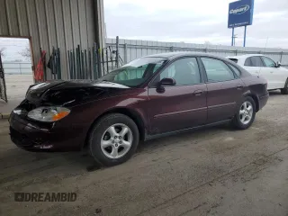 2000 Ford Taurus SE with VIN 1FAFP53U1YG262412, listed as a Copart auction lot 50383705 with 166,541 mi miles and Salvage Title. Bid and sale history available at DreamBid. Image 1.
