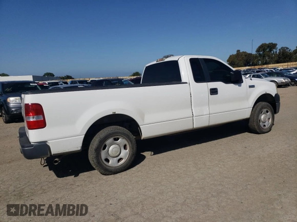 2007 Ford F-150 XL with VIN 1FTRF12W07KD42379, listed as a Copart auction lot 54146995 with 168,649 mi miles and Clean Title. Bid and sale history available at carsss.com. Image 3.