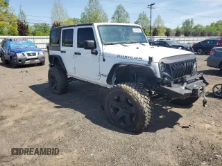 2013 Jeep Wrangler Unlimited Rubicon with VIN 1C4HJWFG2DL549064, listed as a Copart auction lot 56474055 with 148,217 mi miles and Salvage title. Bid and sale history available at DreamBid. Image 4.