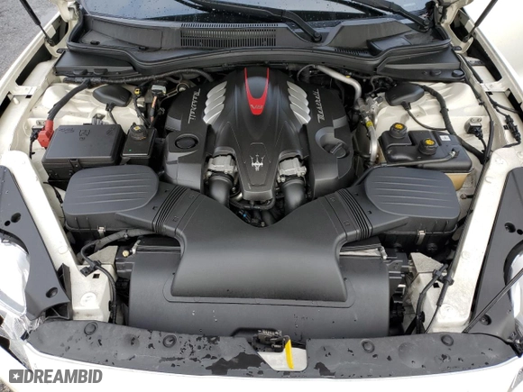 2014 Maserati Quattroporte GTS with VIN ZAM56PPA3E1082069, listed as a Copart auction lot 44250775 with 28,710 mi miles and Salvage Title. Bid and sale history available at carsss.com. Image 12.