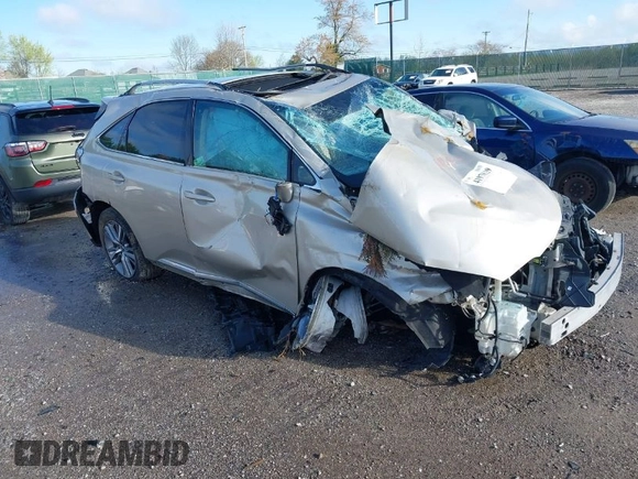 2015 Lexus RX 350 with VIN 2T2BK1BA7FC276605, listed as a IAAI auction lot 41970329 with 98,100 mi miles and . Bid and sale history available at DreamBid. Image 1.