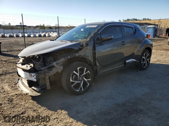 2018 Toyota C-HR XLE with VIN NMTKHMBX9JR029349, listed as a Copart auction lot 49437215 with 54,337 mi miles and Salvage Title. Bid and sale history available at carsss.com. Image 1.