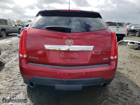 2016 Cadillac SRX Luxury Collection with VIN 3GYFNEE31GS551479, listed as a Copart auction lot 49281615 with 51,077 mi miles and Salvage Title. Bid and sale history available at carsss.com. Image 6.