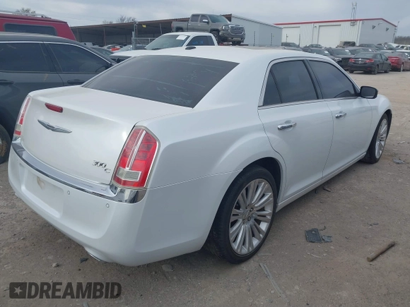 2012 Chrysler 300 with VIN 2C3CCAET1CH253300, listed as a IAAI auction lot 41827997 with 193,298 mi miles. Bid and sale history available at carsss.com. Image 4.
