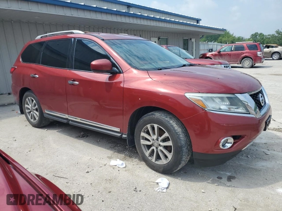 2014 Nissan Pathfinder SL z VIN 5N1AR2MM2EC733025, wystawiony jako Copart lot #57303705 z przebiegiem 163 002 mil mil oraz Nie do naprawy • Non repairable. Historia ofert i sprzedaży dostępna na DreamBid. Obrazek 4.