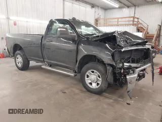2024 Ram 2500 Tradesman with VIN 3C6MR5AJ8RG298602, listed as a IAAI auction lot 41840332 with 4,049 mi miles and . Bid and sale history available at DreamBid. Image 1.