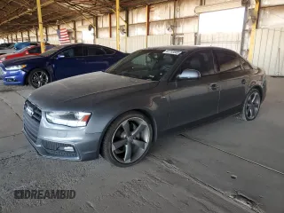 2015 Audi A4 Premium Plus with VIN WAUFFAFL7FN009254, listed as a Copart auction lot 62733085 with 130,459 mi miles and Clean title. Bid and sale history available at DreamBid. Image 1.