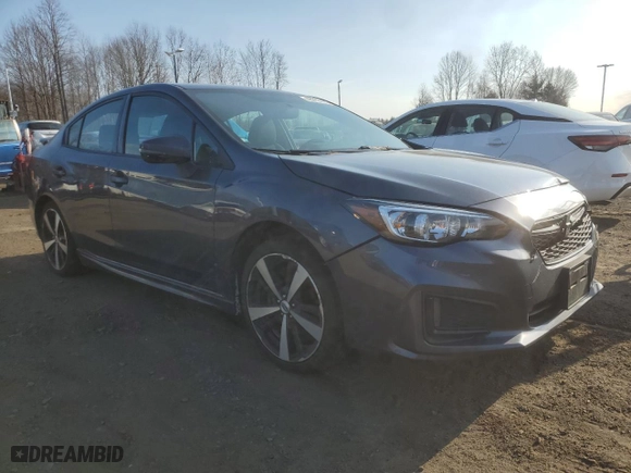 2017 Subaru Impreza Sport with VIN 4S3GKAL6XH3627510, listed as a Copart auction lot 48919115 with 138,310 mi miles and Salvage Title. Bid and sale history available at carsss.com. Image 4.
