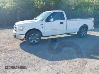 2013 Ford F-150 XL with VIN 1FTNF1CF4DKD97474, listed as a IAAI auction lot 42056335 with 150,132 mi miles. Bid and sale history available at carsss.com. Image 2.