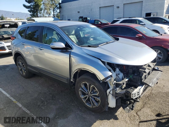 2020 Honda CR-V EX with VIN 7FART6H58LE011954, listed as a Copart auction lot 46281645 with 21,015 mi miles and Salvage Title. Bid and sale history available at DreamBid. Image 4.