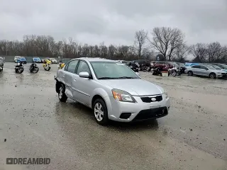 2010 Kia Rio LX with VIN KNADH4A31A6627666, listed as a Copart auction lot 47398885 with 188,308 mi miles and Salvage Title. Bid and sale history available at carsss.com. Image 11.