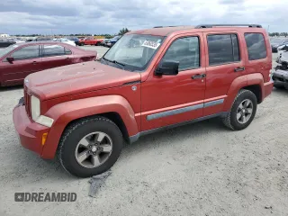 2008 Jeep Liberty Sport with VIN 1J8GN28K58W283952, listed as a Copart auction lot 53860535 with 177,813 mi miles and Salvage Title. Bid and sale history available at DreamBid. Image 1.