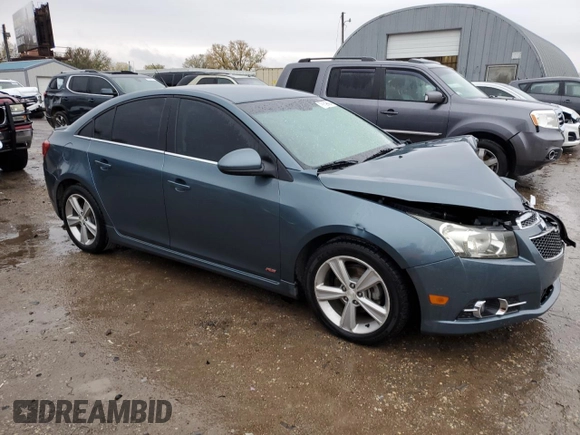 2012 Chevrolet Cruze 2LT with VIN 1G1PG5SC7C7327045, listed as a Copart auction lot 79109464 with 93,068 mi miles and Salvage Title. Bid and sale history available at DreamBid. Image 4.