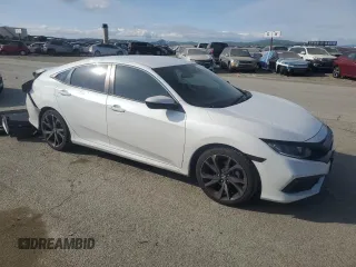 2020 Honda Civic Sedan Sport with VIN 2HGFC2F82LH578712, listed as a Copart auction lot 48104515 with 59,521 mi miles and Salvage Title. Bid and sale history available at carsss.com. Image 4.