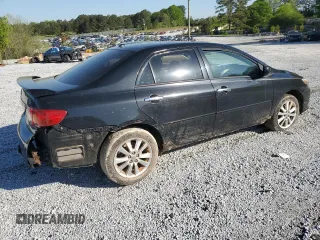 2010 Toyota Corolla with VIN 1NXBU4EE1AZ380397, listed as a Copart auction lot 51631715 with 81,303 mi miles and Salvage Title. Bid and sale history available at carsss.com. Image 3.