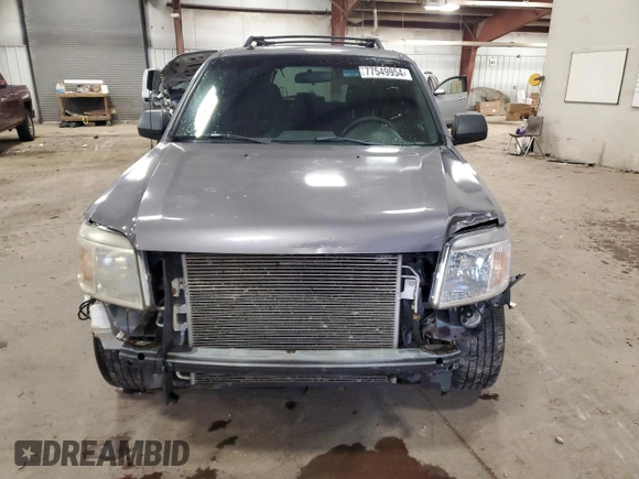 2008 Mercury Mariner with VIN 4M2CU81168KJ29748, listed as a Copart auction lot 77549954 with 122,655 mi miles and Salvage Title. Bid and sale history available at carsss.com. Image 5.