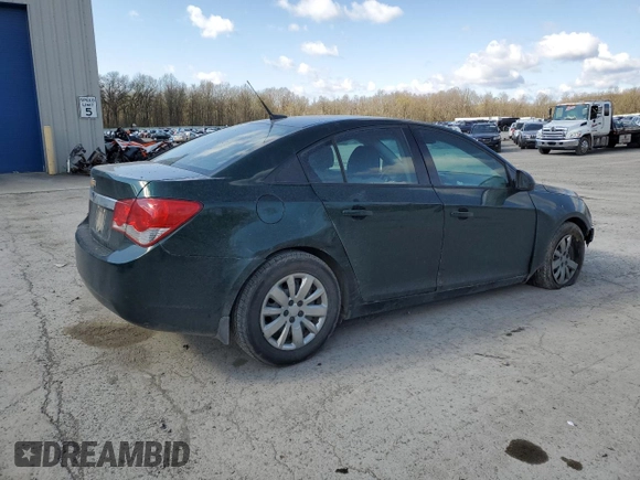 2014 Chevrolet Cruze LS with VIN 1G1PA5SG5E7117812, listed as a Copart auction lot 52942765 with 150,822 mi miles and Salvage Title. Bid and sale history available at carsss.com. Image 3.