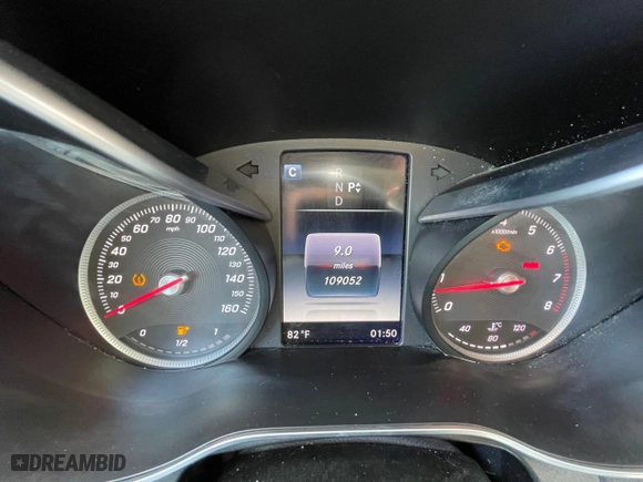 2016 Mercedes-Benz GLC with VIN WDC0G4JB1GF110625, listed as a Copart auction lot 53584665 with 109,052 mi miles and Clean Title. Bid and sale history available at carsss.com. Image 8.