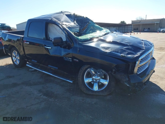 2017 Ram 1500 Big Horn with VIN 1C6RR7LT7HS627006, listed as a IAAI auction lot 41627015 with 82,034 mi miles. Bid and sale history available at carsss.com. Image 1.