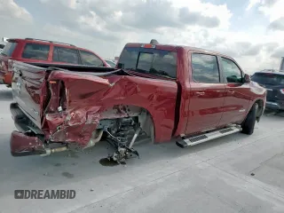 2024 Ram 1500 Lone Star z VIN 1C6SRFFTXRN173566, wystawiony jako Copart lot #59882165 z przebiegiem 27 037 mil mil oraz Szkoda całkowita • Salvage title. Historia ofert i sprzedaży dostępna na DreamBid. Obrazek 3.