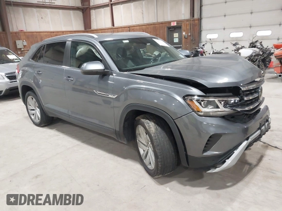 2022 Volkswagen Atlas SE z VIN 1V2KE2CA1NC206765, wystawiony jako IAAI lot #41876747 z przebiegiem 83 304 mil mil oraz . Historia ofert i sprzedaży dostępna na DreamBid. Obrazek 1.