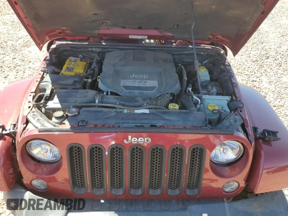 2013 Jeep Wrangler Unlimited Rubicon with VIN 1C4HJWFG3DL589847, listed as a Copart auction lot 52641075 with 75,747 mi miles and Salvage Title. Bid and sale history available at carsss.com. Image 11.