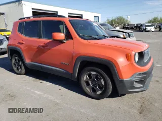 2018 Jeep Renegade Latitude with VIN ZACCJABH1JPH71260, listed as a Copart auction lot 68535514 with 33,651 mi miles and Salvage title. Bid and sale history available at DreamBid. Image 4.